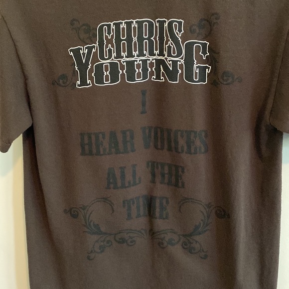 Chris Young Y2K 2008 Voices Concert Shirt Small - Picture 4 of 6